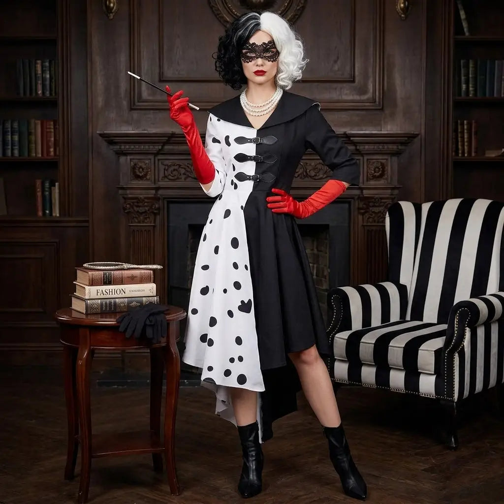 Cruella Deville Cosplay Costume