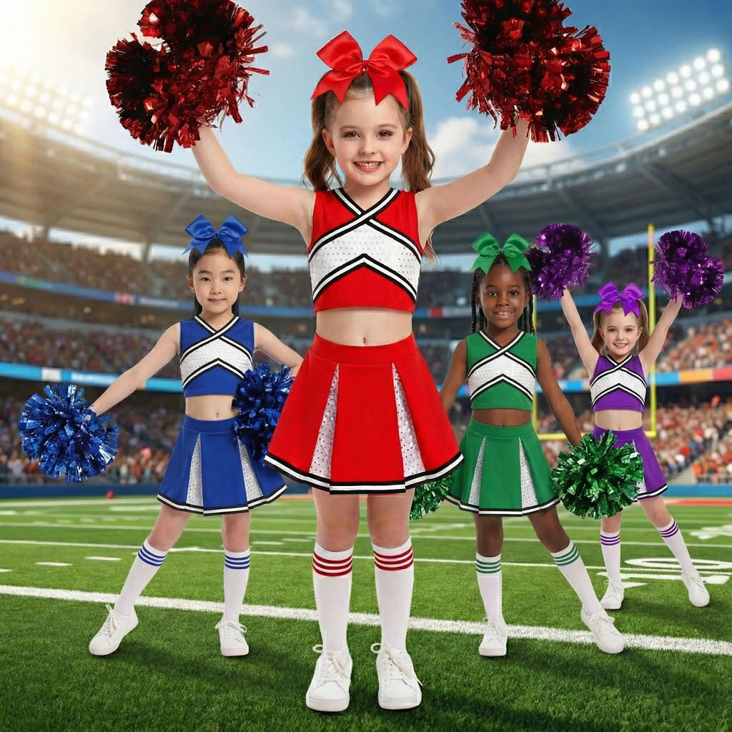 Uniforme pom-pom girl - tenue tendance pour toutes occasions Uniforme pom-pom girl - tenue tendance pour toutes occasions