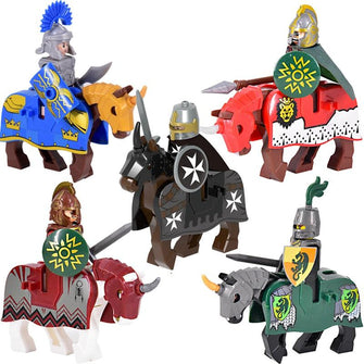 Figurines Lego médiévales Guerriers moyen-âge - Enjouet