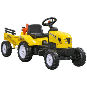 juguete tractor con remolque Niño
