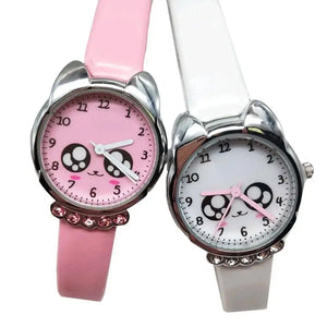 Kawaii chat quartz chat watch for children