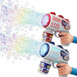 Electric bubble pistol with tank