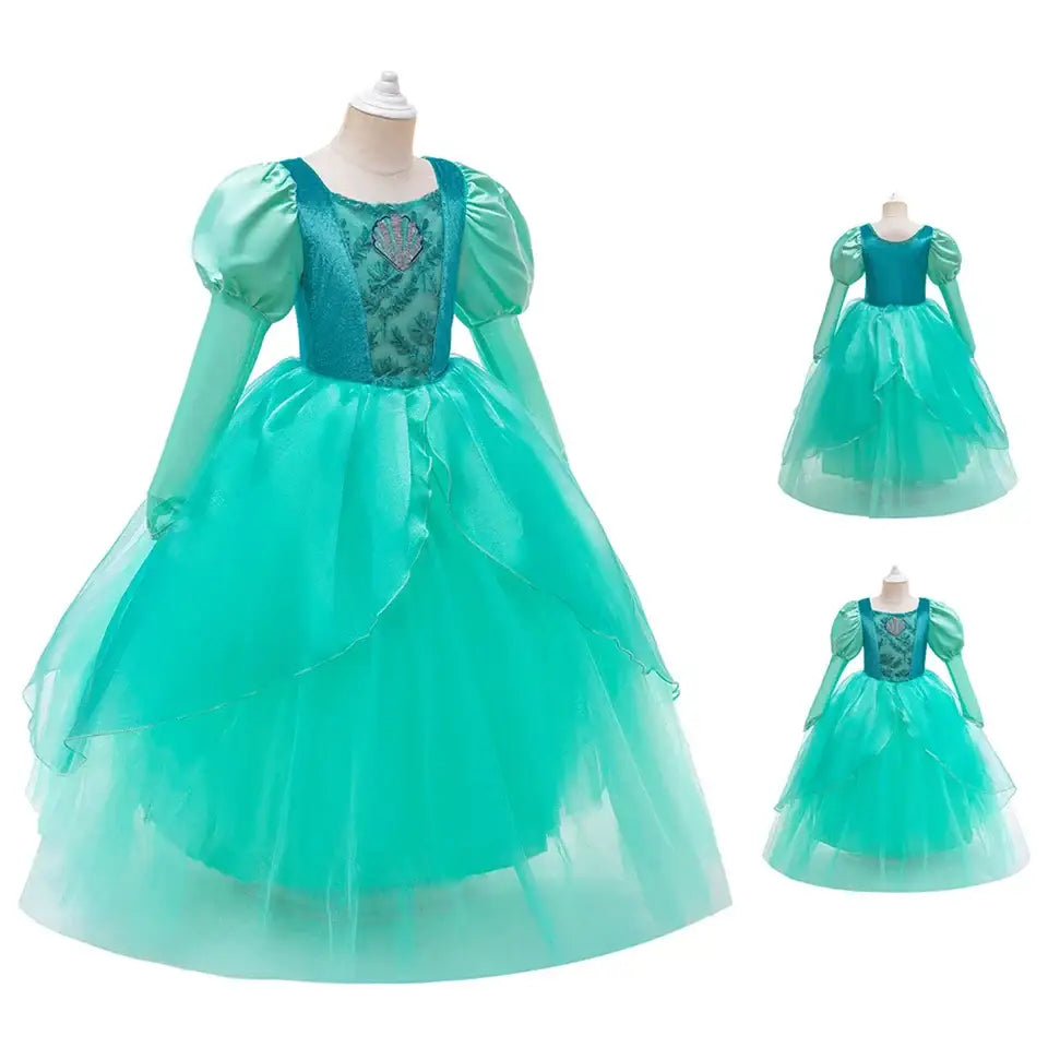 Ariel Costume Dress for Kids, Disney The Little Mermaid Enjouet Ariel Costume Dress for Kids, Disney The Little Mermaid Enjouet