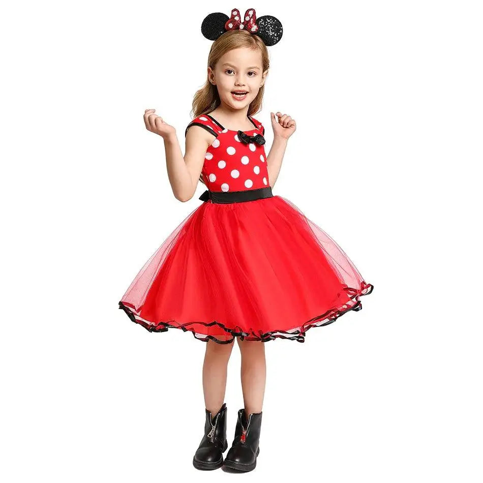 Déguisement Bébé Minnie/Mickey Mouse – Robe Body Avec Tutu Ou Chapeau, Taille 3-18 Mois