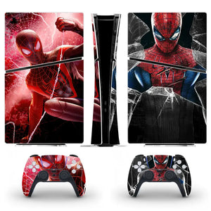 Skin PS5 Slim Digital héros araignée