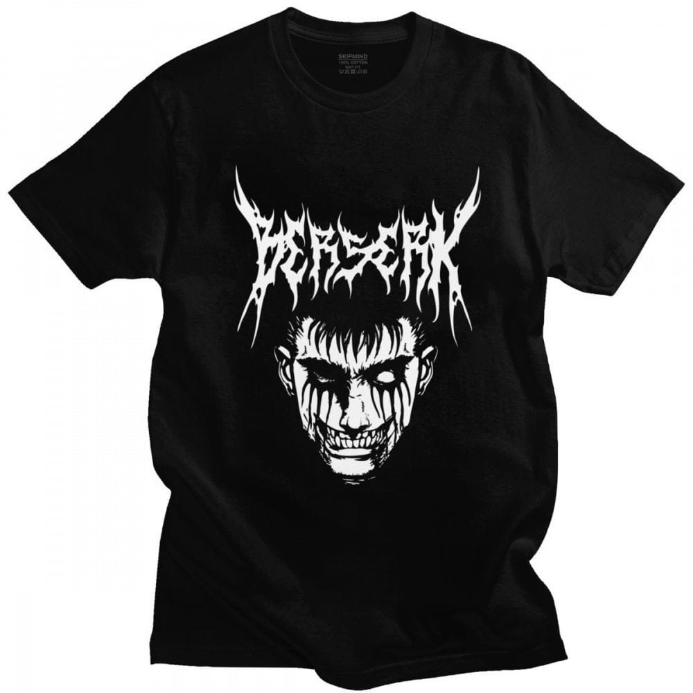 T-Shirt Harajuku Berserk 100% Coton