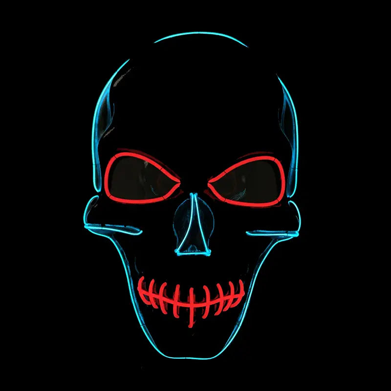 Masque Halloween LED Néon