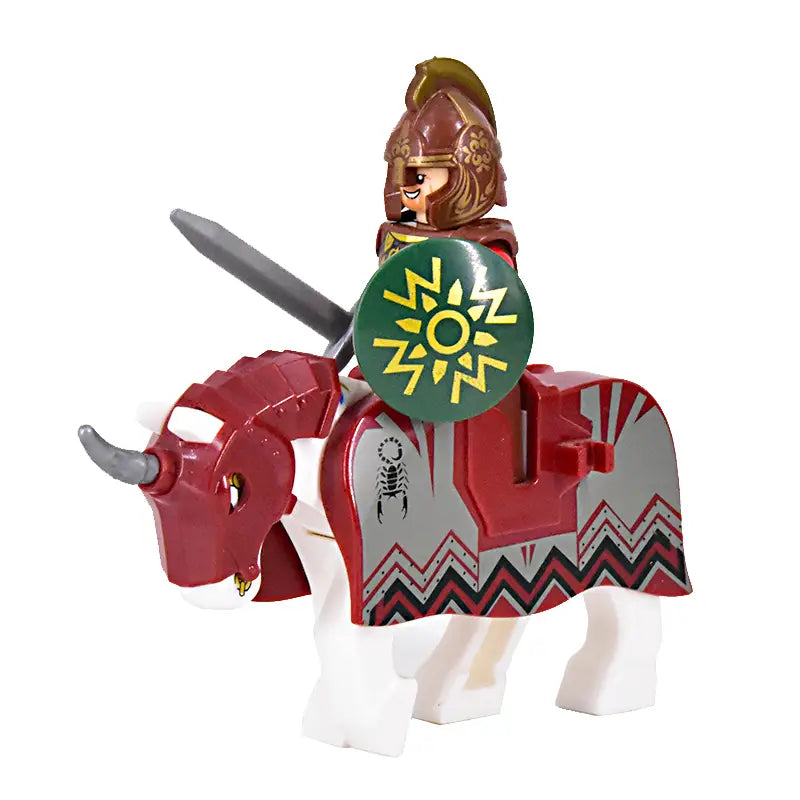 Figurines Lego médiévales Guerriers moyen-âge