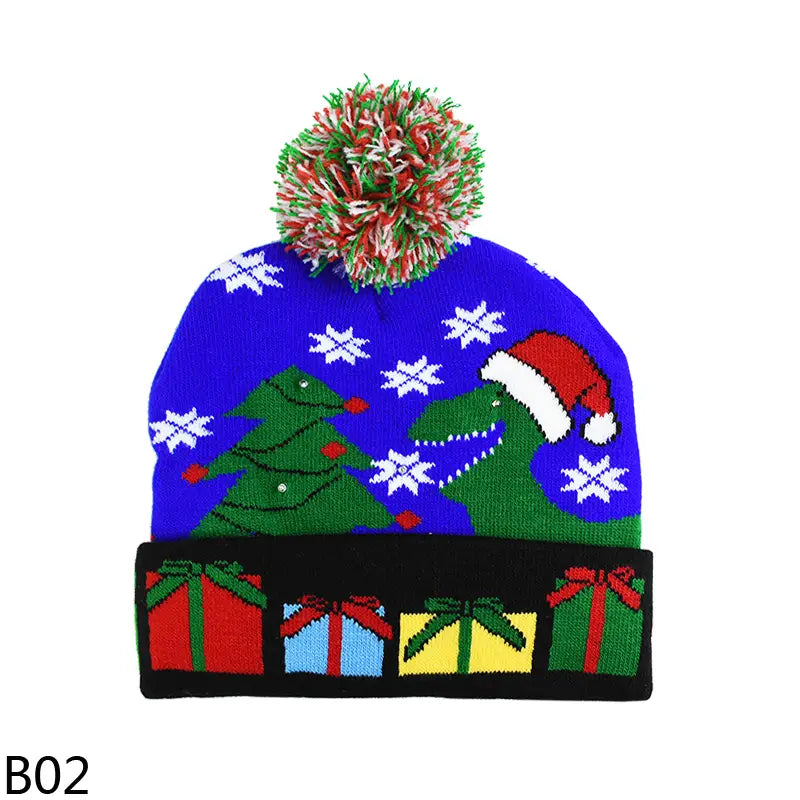 Chapeaux de noël bonnet tricoté Hiver