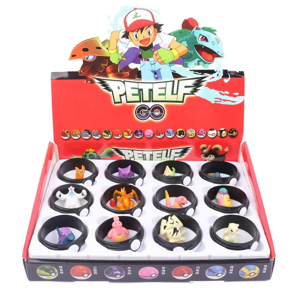 Coffret 12 Pokeball Figurines Pokémon
