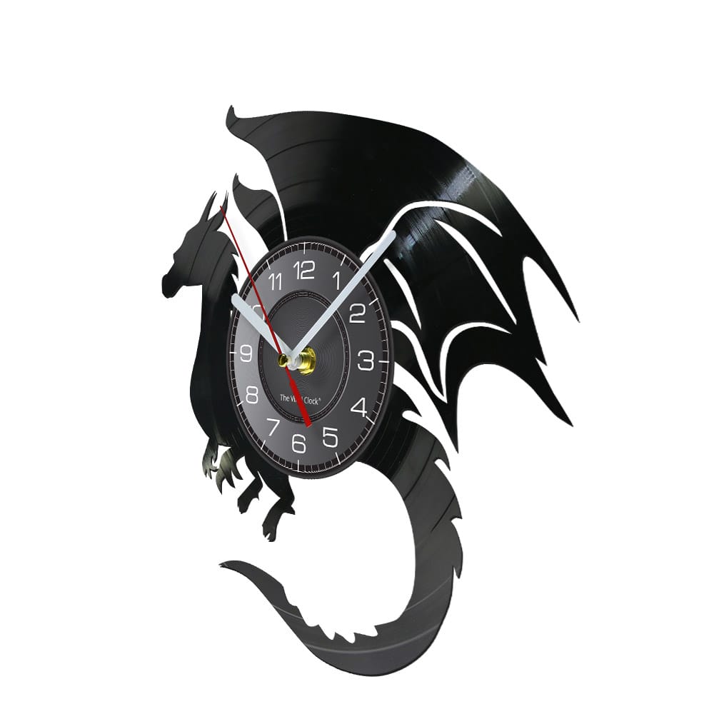 Horloge murale Dragon volant LED