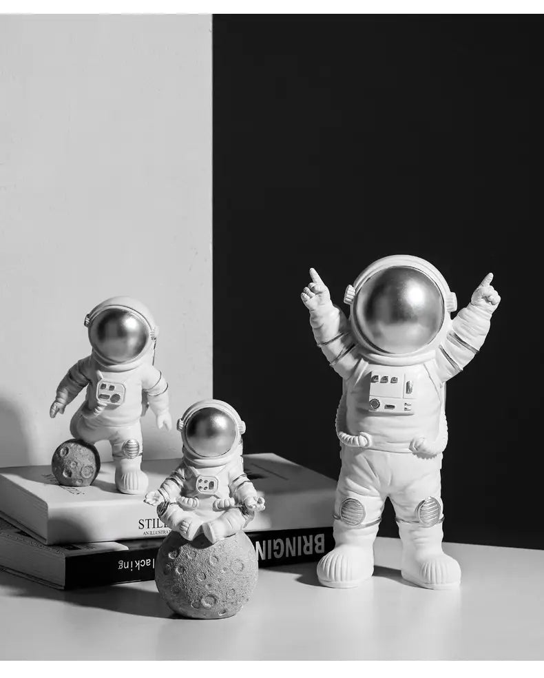 Figurines Décoratives d’astronautes en résine