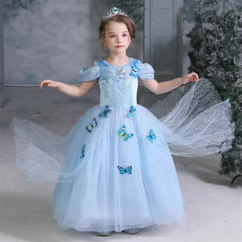Robe Princesse Bleue Enfant