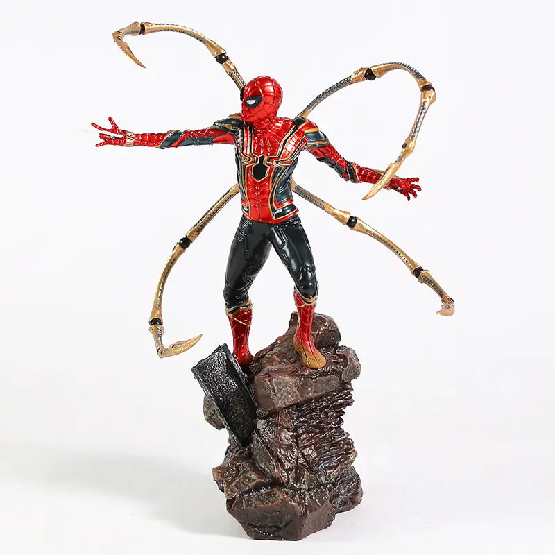 Figurine Super Héros Spiderman sur Rocher