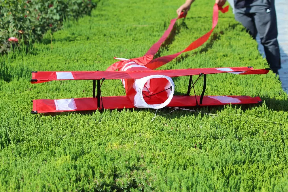 Cerf-volant haute qualité Avion rouge 3D