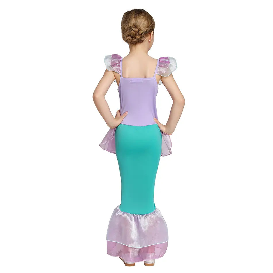 Costume de Cosplay sirène Ariel pour filles