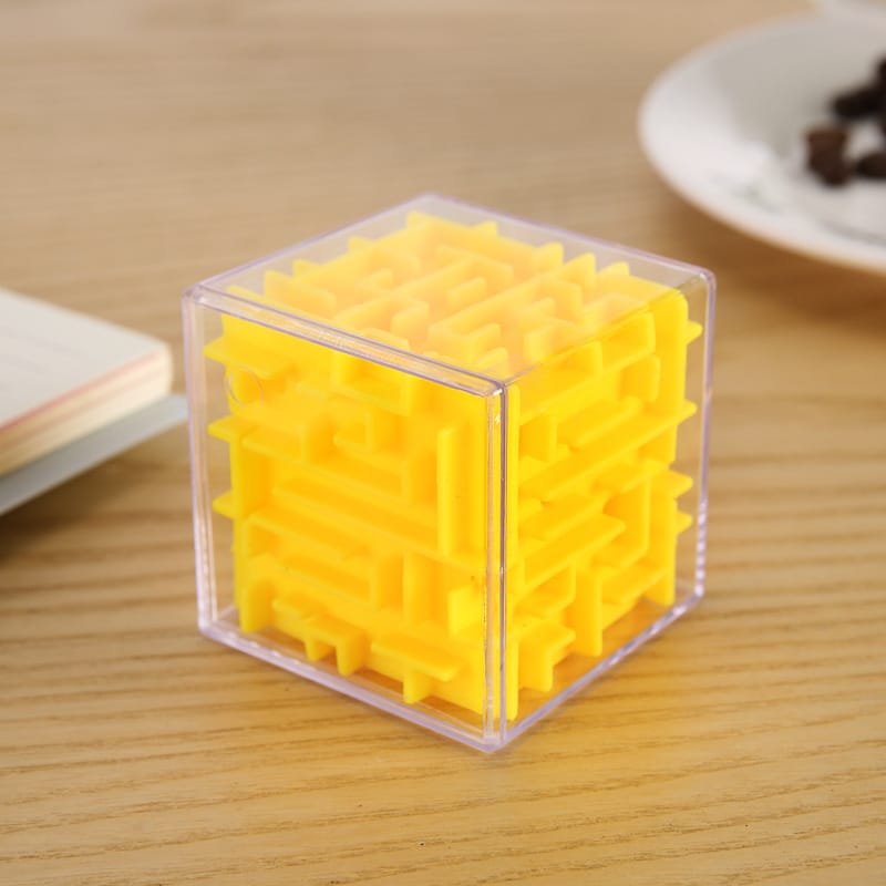 Cube Magique Labyrinthe 3D Puzzle Transparent Six Faces