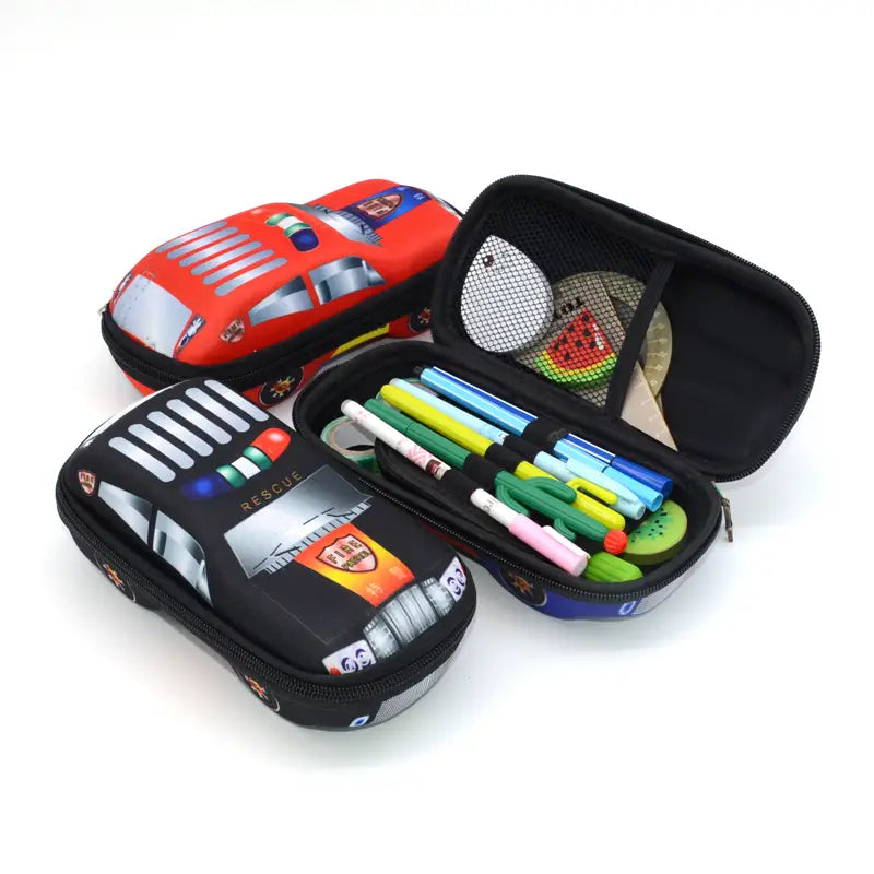 Trousse Crayons Ecole Forme Voiture