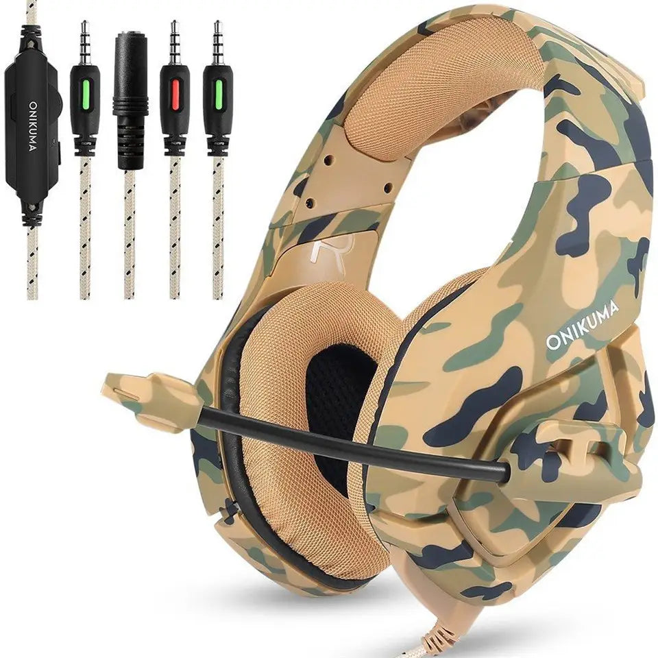 Casque Micro Gaming Camouflage PC