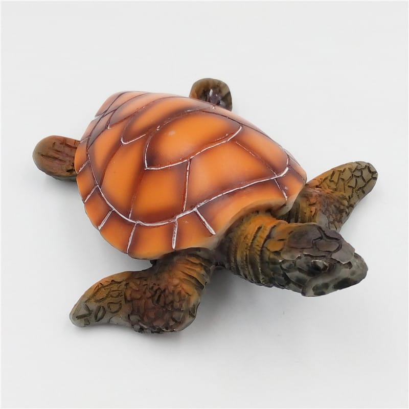 Décoration d’aquarium tortue en polyrésine