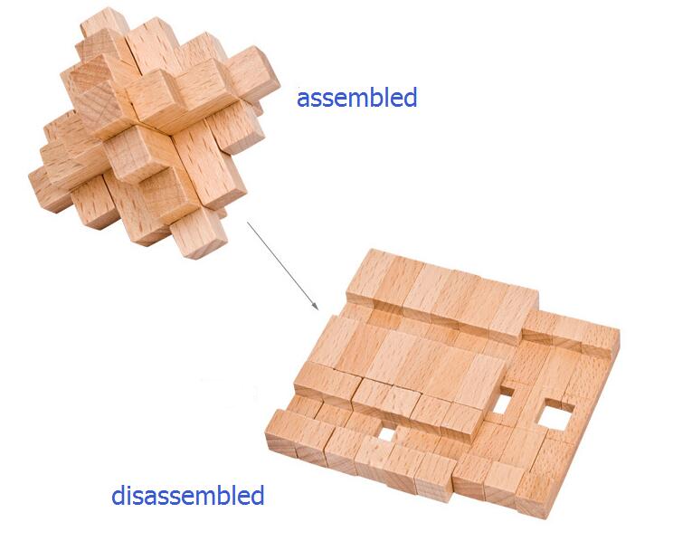 Puzzle Casse-tête en bois 3D classique