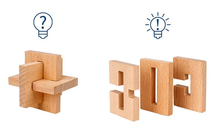 Puzzle Casse-tête en bois 3D classique
