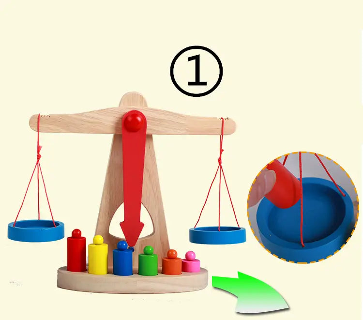 Jeux Balance avec poids Montessori