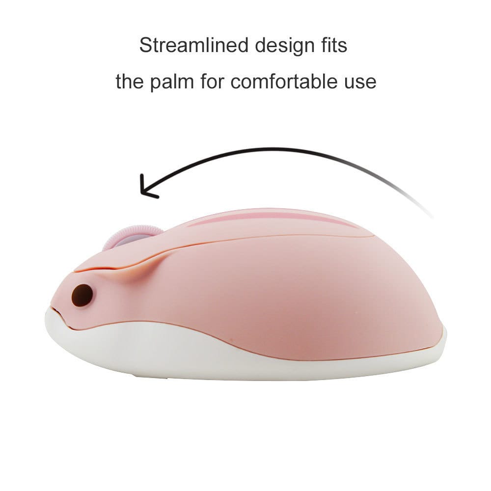 Mini-souris optique sans fil 1600DPI Design Hamster