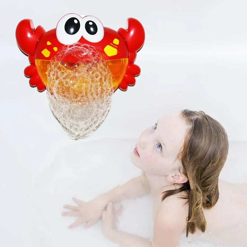 Jouet de bain Crabe à bulles amusant pour bébé