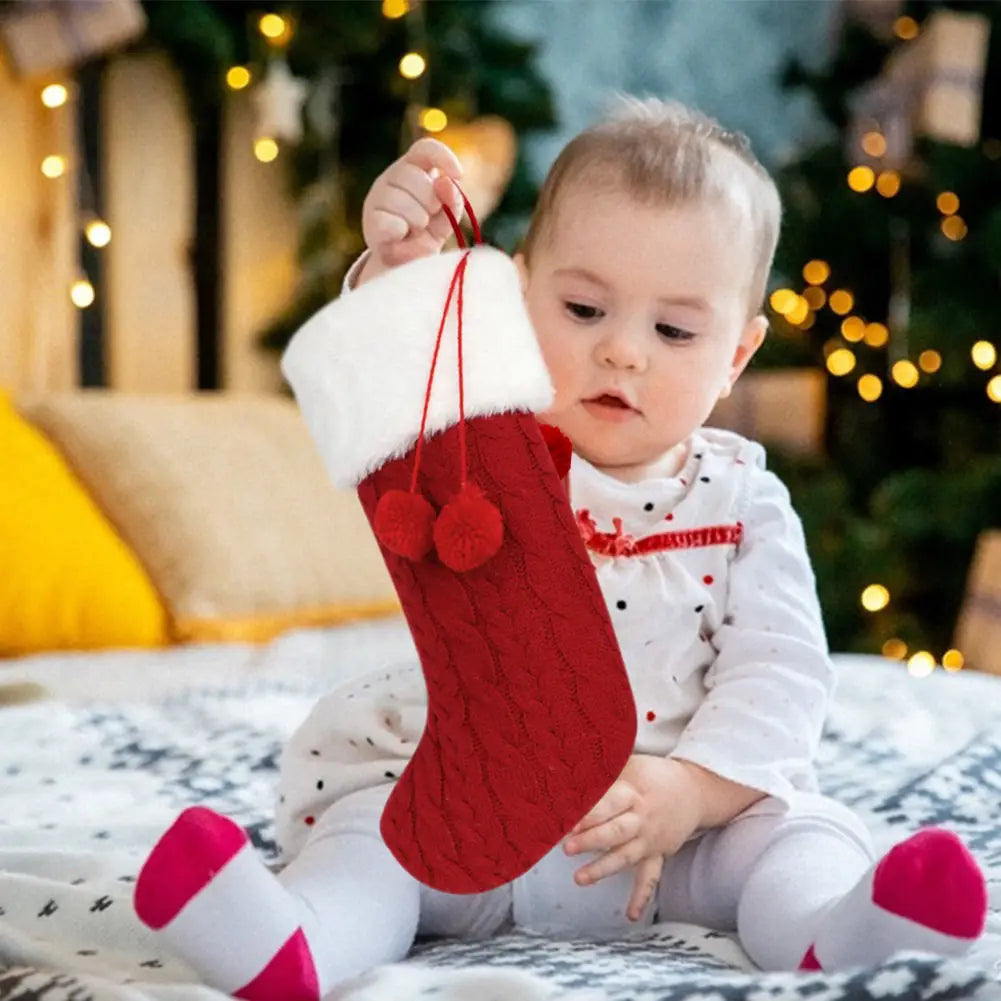 Chaussettes de Noël Cheminée