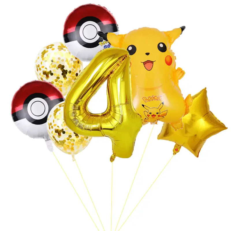 Ballon Pokémon Pikachu Décoration Anniversaire