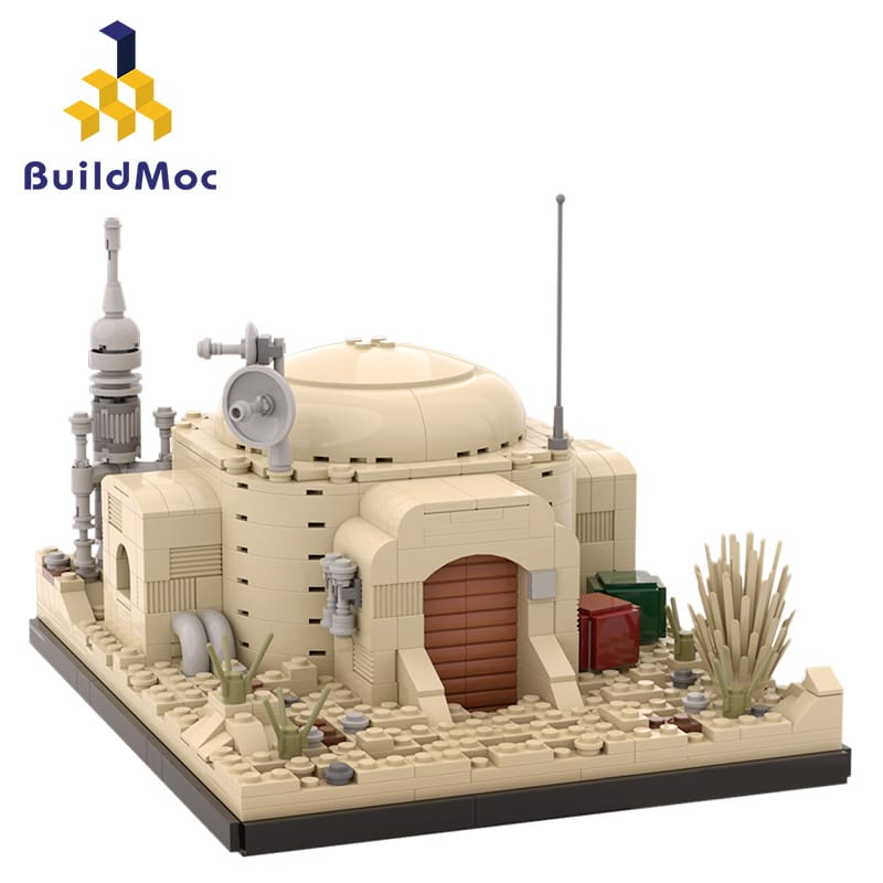 Jeu de construction Maison village desert Tatooine