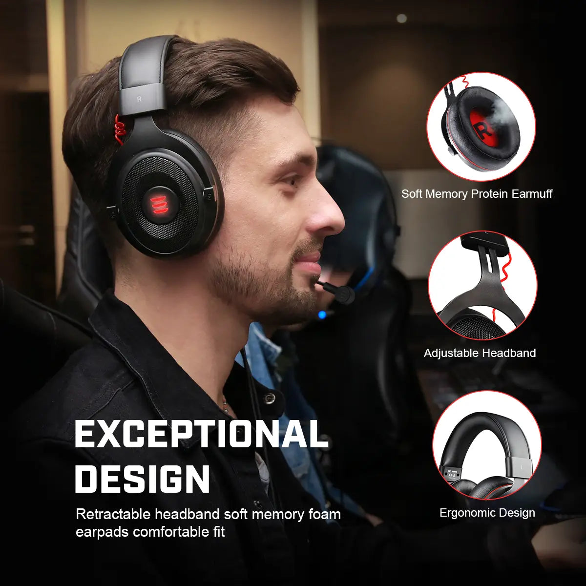 Casque Gaming filaire PRO avec Microphone Xbox PC