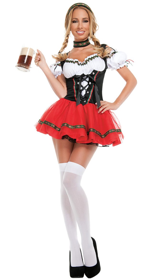 Costume de carnaval Serveuse Allemande