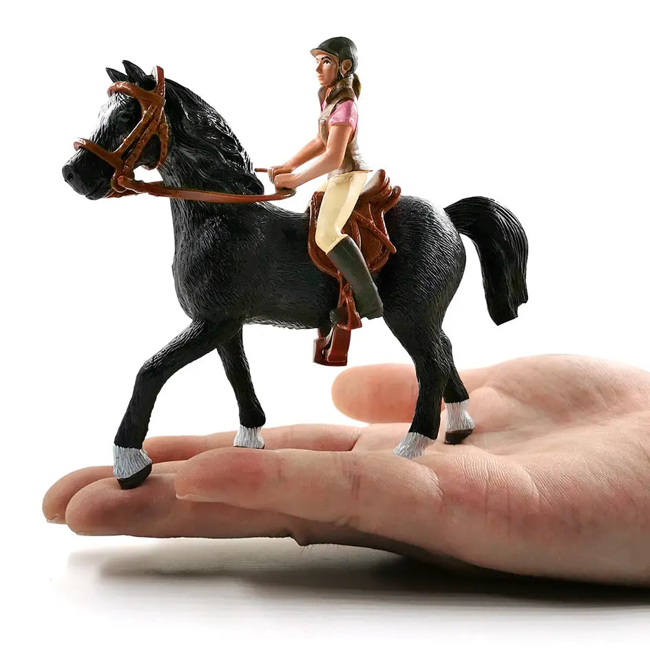 Petite Figurine Cavalier Cheval