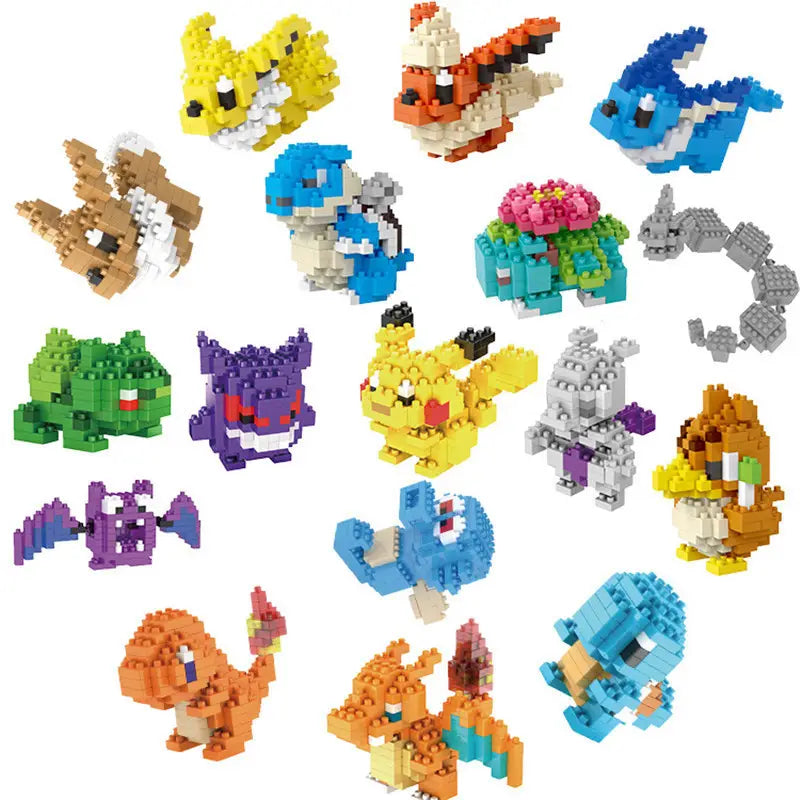 Mini Brique Figurines Pokémon
