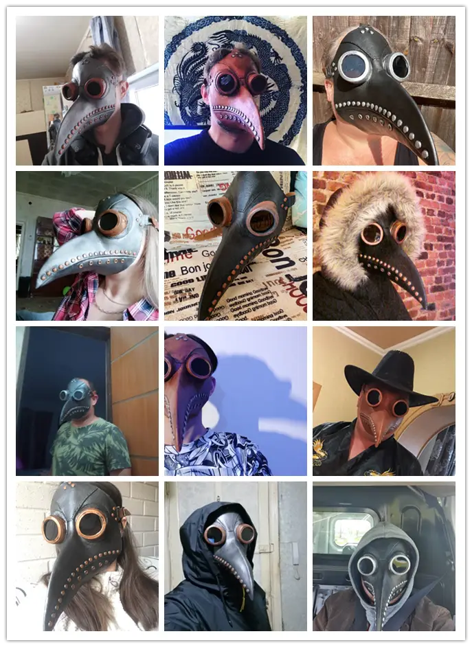 Masque Latex Halloween Steampunk Doctor Bird