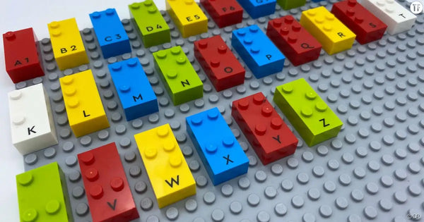 Les Briques LEGO en Braille