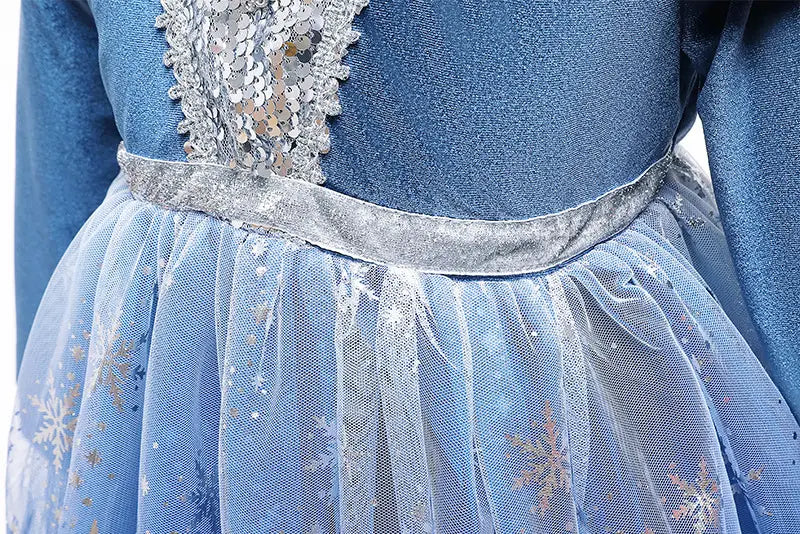 Robe de princesse Elsa Reine des neiges