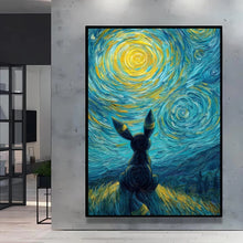 Poster Pikachu Snorlax Van Gogh