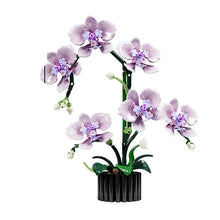Orchidée décorative en briques de construction