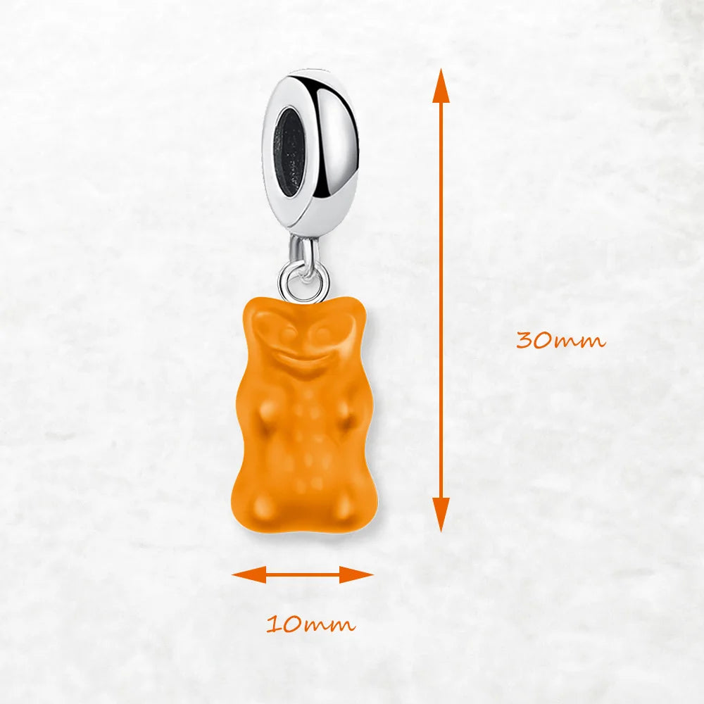 Charm Bonbon Nounours Argent