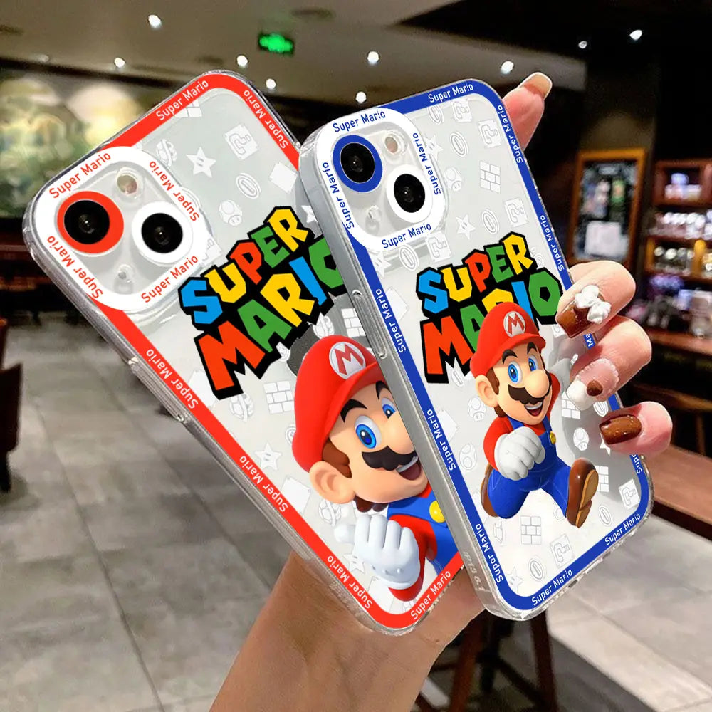 Coque téléphone silicone Super Mario