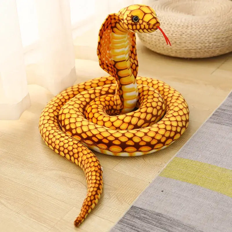 Peluche Serpent Cobra Coloré