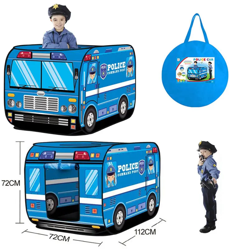 Tente de jeu Camion de Police pour enfants