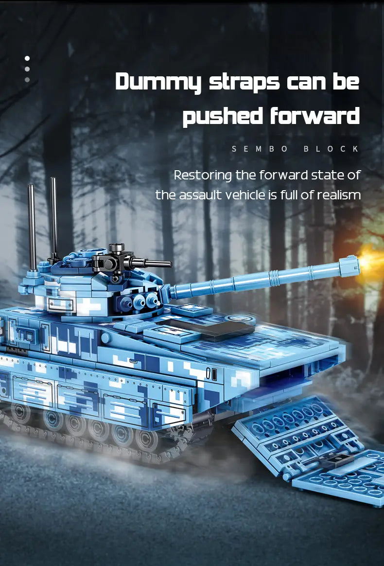 Jouet Lego Tank Série Militaire
