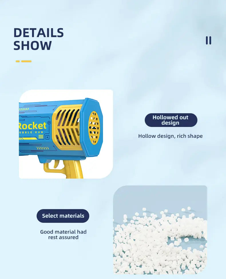 Machine à bulles de savon en forme de Pistolet
