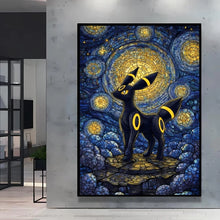 Poster Pikachu Snorlax Van Gogh