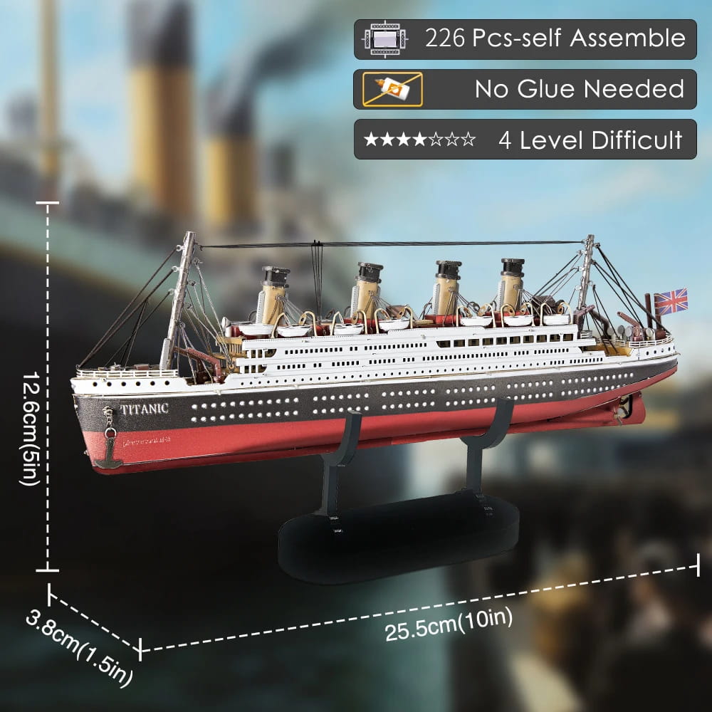Puzzle Métal 3D Bateau Titanic