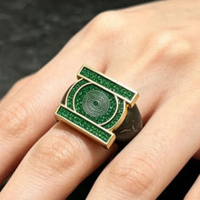 Bague de cosplay à emblème de lanterne